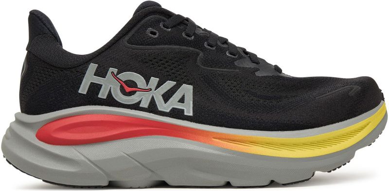 HOKA - Bondi 9 - Hardloopschoenen - Zwart - Technisch Gebreid Mesh
