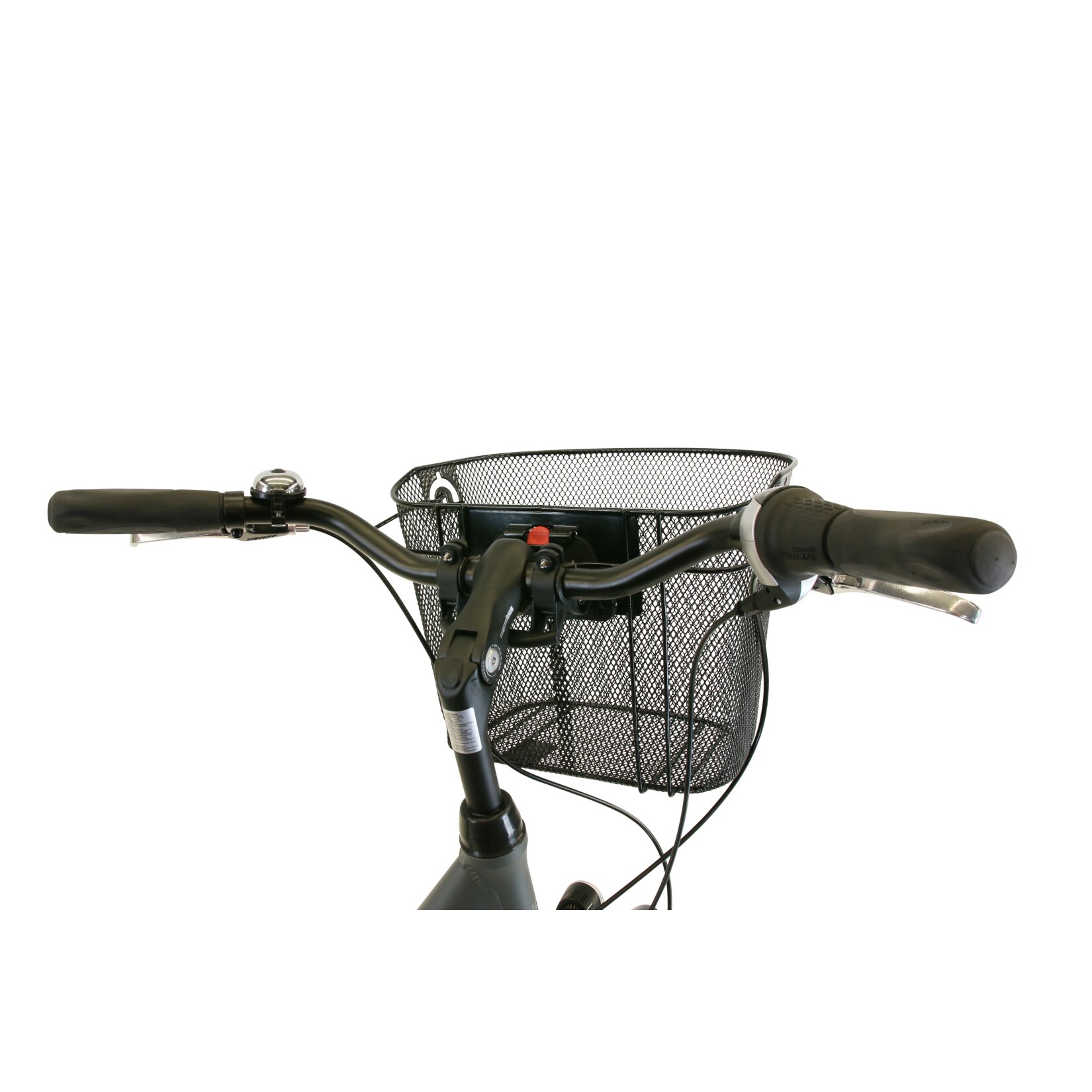 HAWK City Wave Deluxe Plus Grey, inkl. Tasche - Damen 26 Zoll - Leichtes Fahrrad mit 7-Gang Shimano Nabenschaltung, Felgenbremse & Nabendynamo