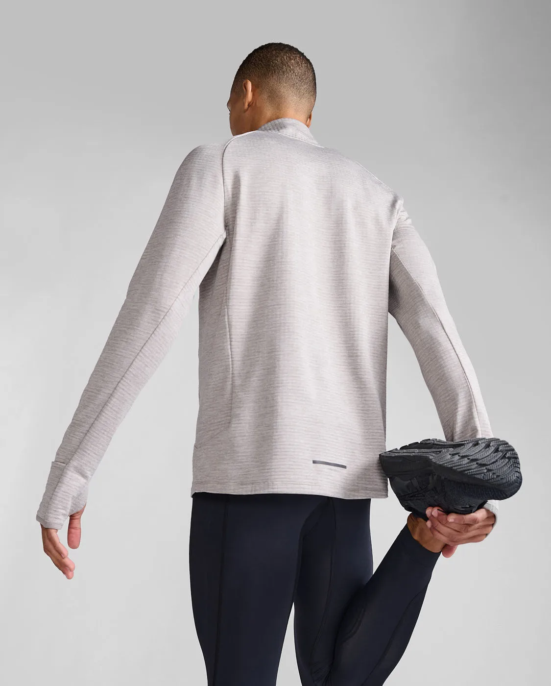 2XU Ignition 1/4 Zip Carbon/Black Reflective