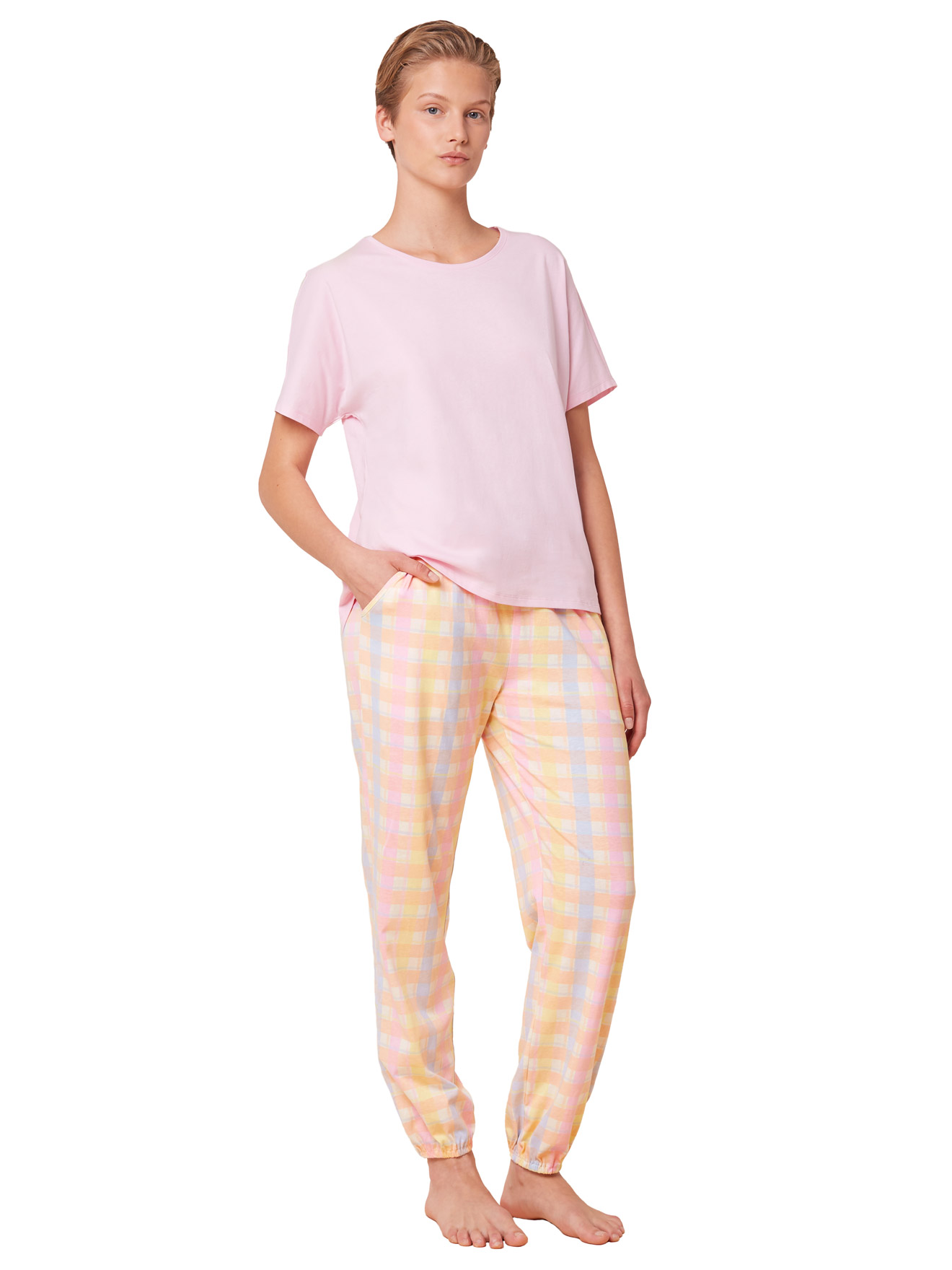 Pantalon bords élastiqués Mix & Match
