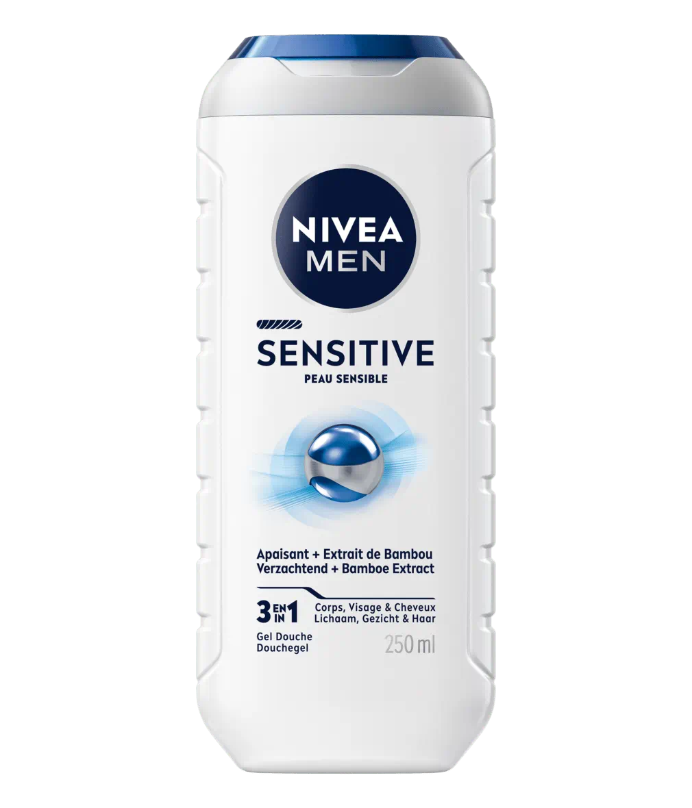 GEL DOUCHE 3 EN 1 NIVEA MEN PEAU SENSIBLE