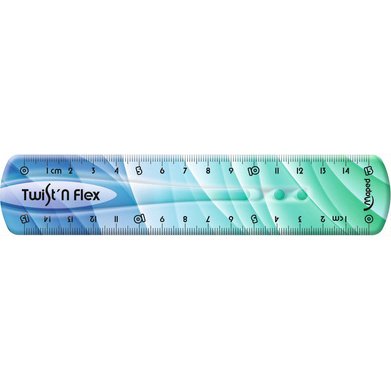 Règle plate Twist'n Flex DECOR, 300 mm, incassable