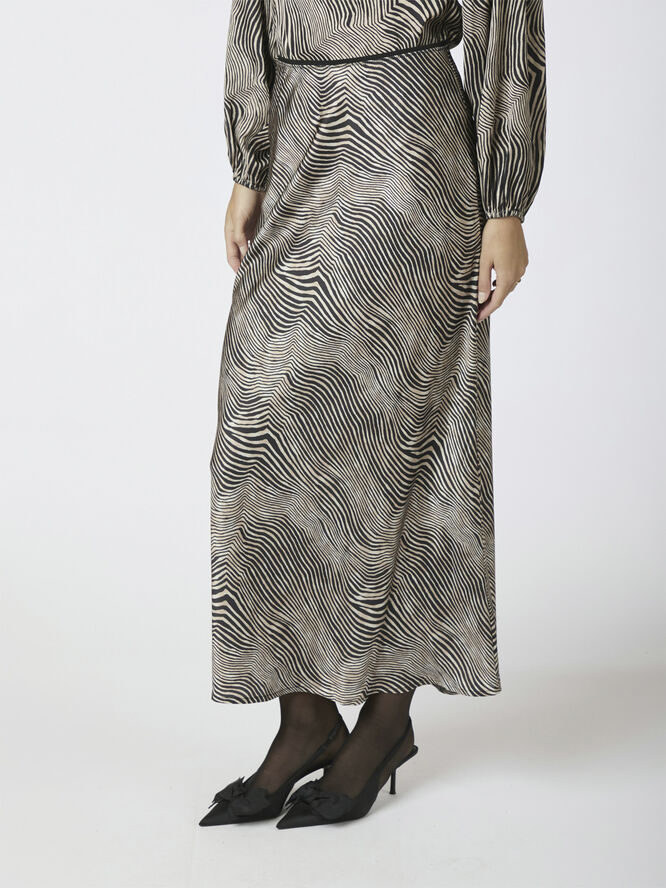 Neo Noir Vicky Floating Wave skirt Dark sand
