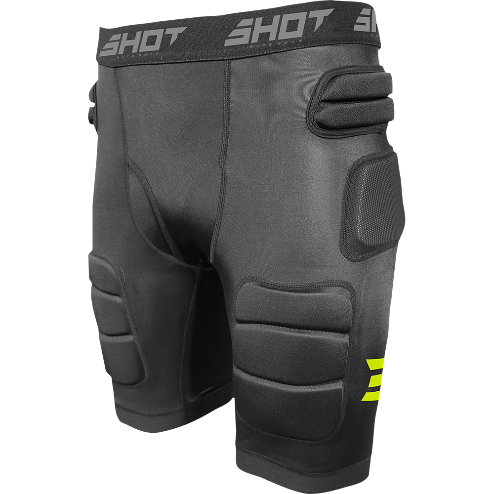 Shot - Short Interceptor 2.0 Noir / Jaune fluo
