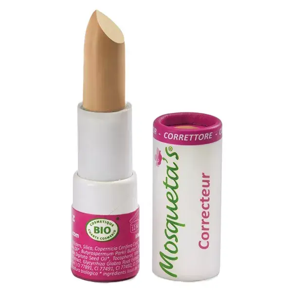 Mosqueta's Organic Multi-Corrective Blemish Stick 02 Medium Beige 3.5g