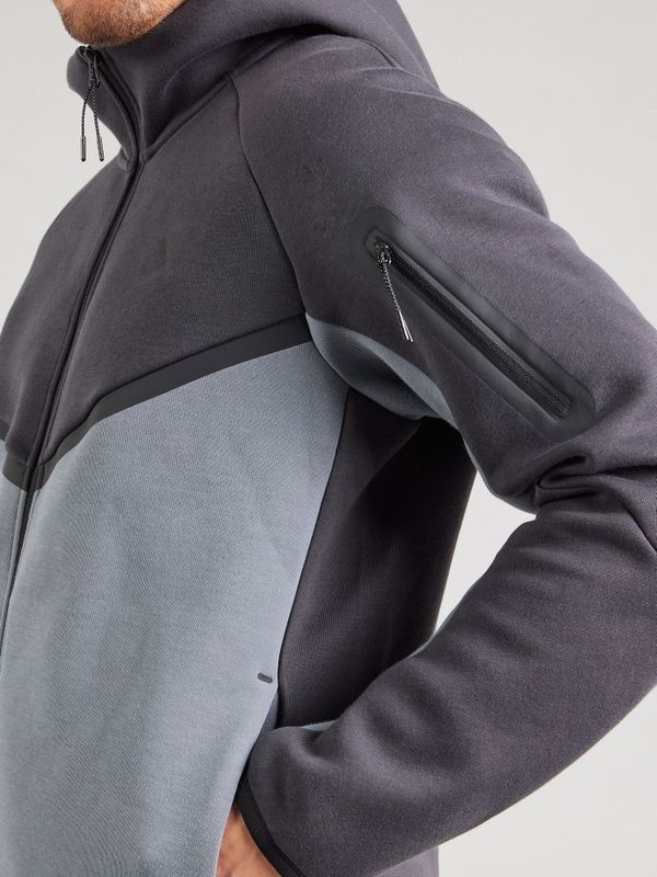 Nike - Tech Fleece Vest - Donkergrijs - Katoen/Polyester