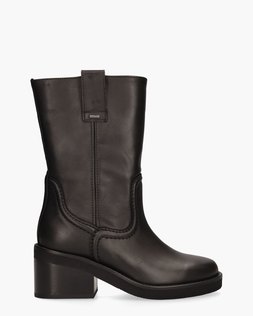 Nubikk Cassy Slouch Zwart Damesboots
