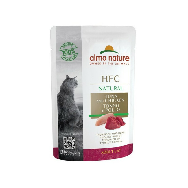 Almo Nature HFC Natural pour chat - Lot de 6 pochons 55 g