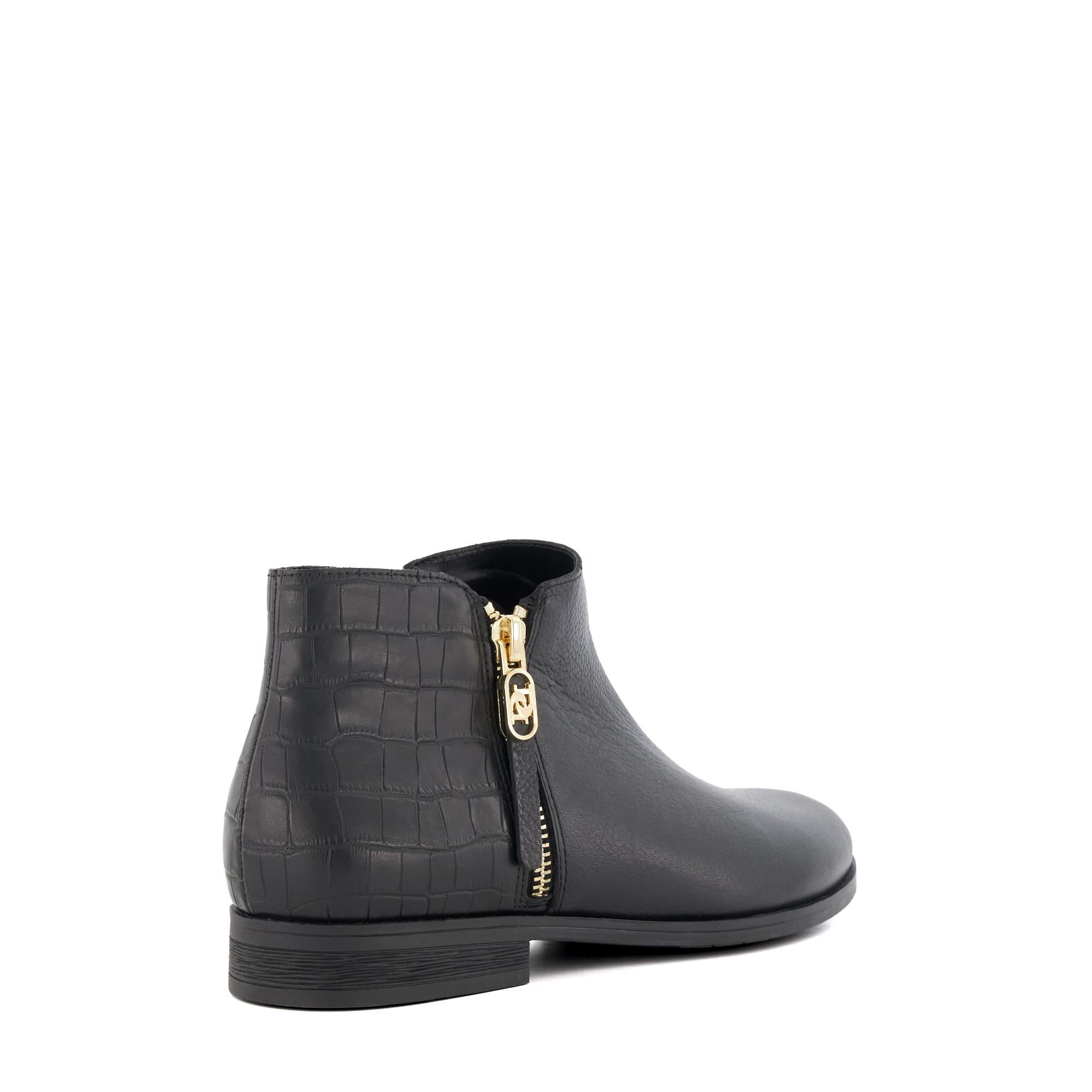 Dune London Pond Leather Ankle Boots