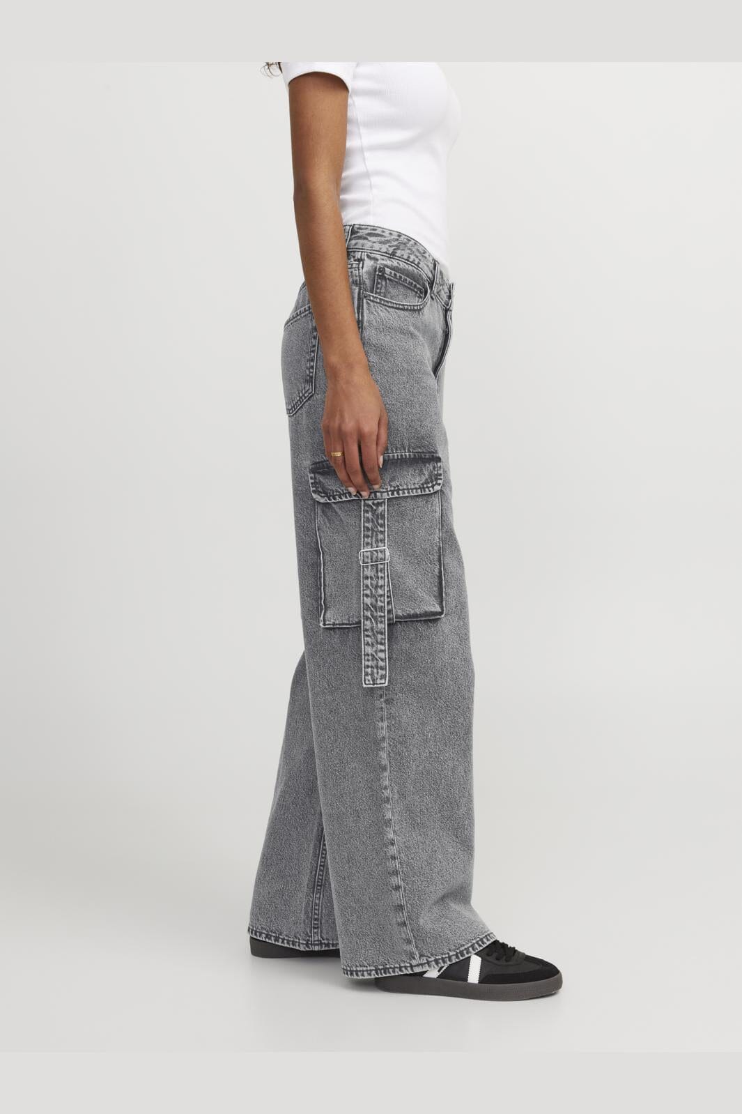 Jjxx Jxtokyo Wide Cargo Jeans 4634492 grey denim