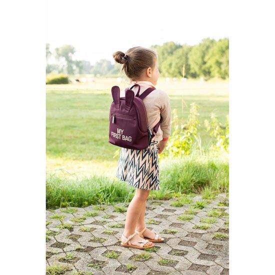 Sac à dos My First Bag   Aubergine        de               Childhome
