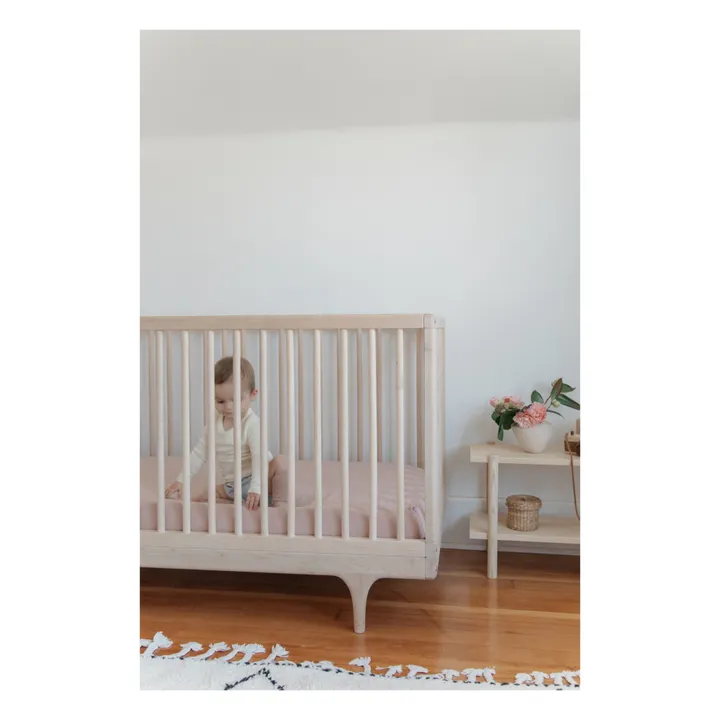 Soft Spot Drap-housse en coton bio 60x120 cm | Rose