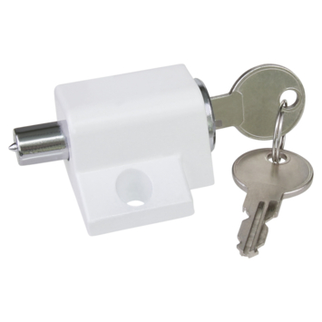 Handson drukcilinder oplegslot wit