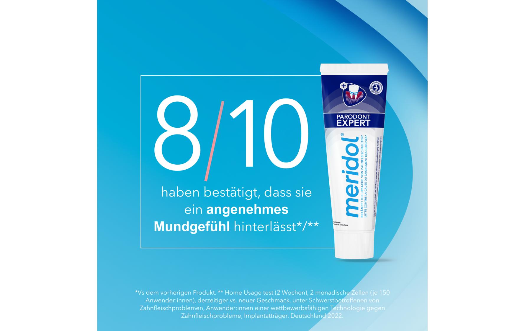 Zahnpasta Parodont Expert 75 mlZahncreme bekämpft die Ursache von Zahnfleischbluten und Parodontitis