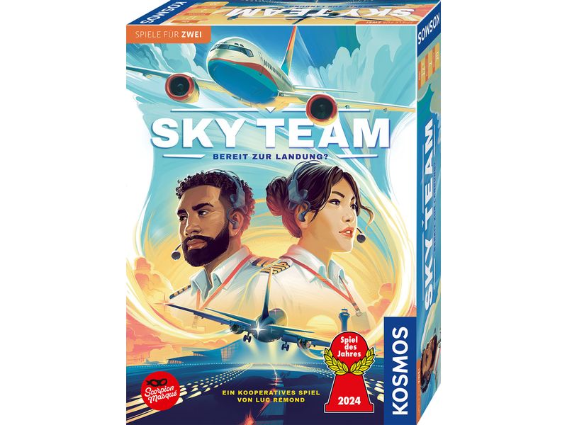 Kosmos Familienspiel Sky Team -DE- Kooperatives Spiel für zwei Personen