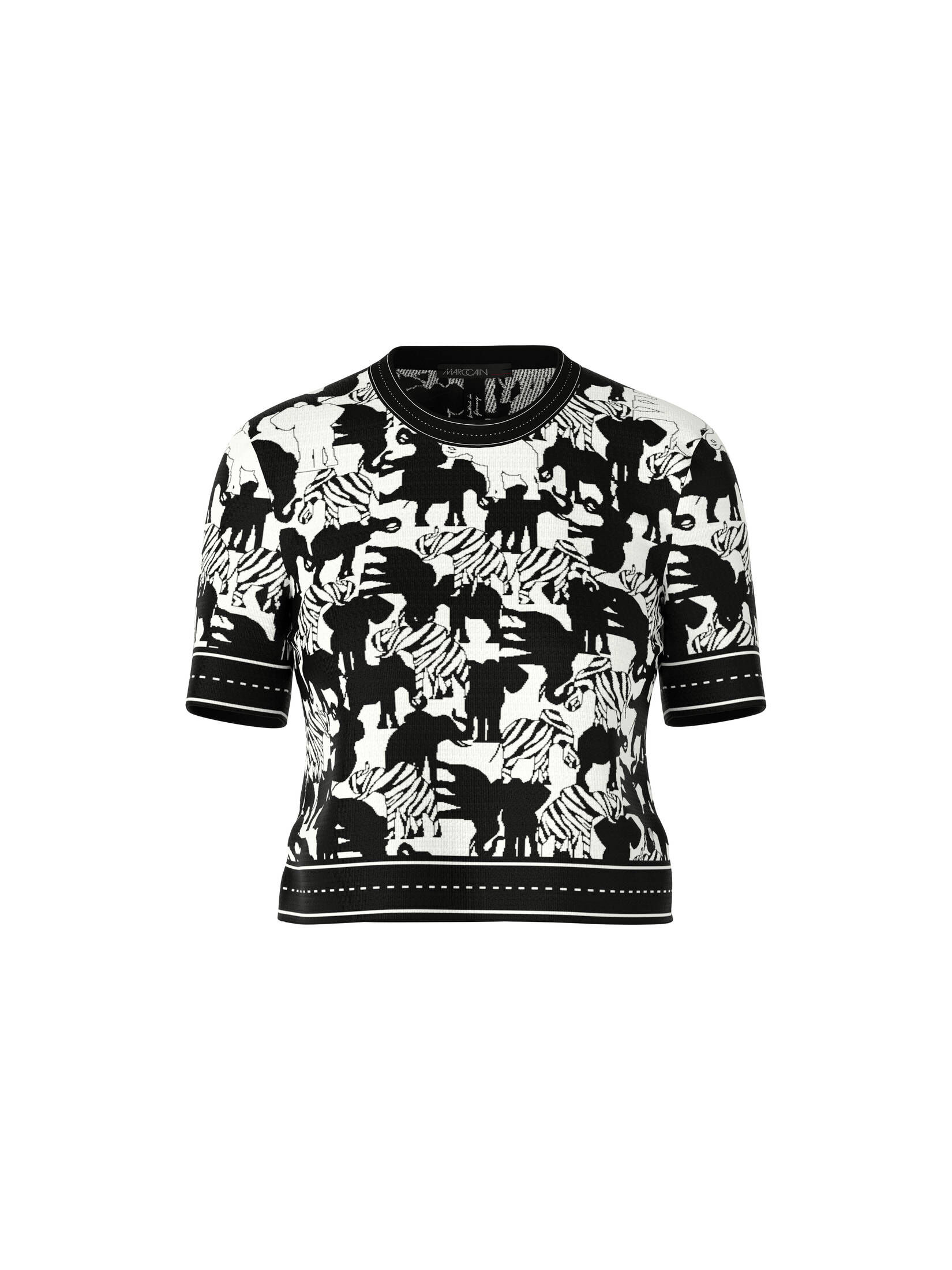 Marc Cain| Damen Pullover Kurzarm