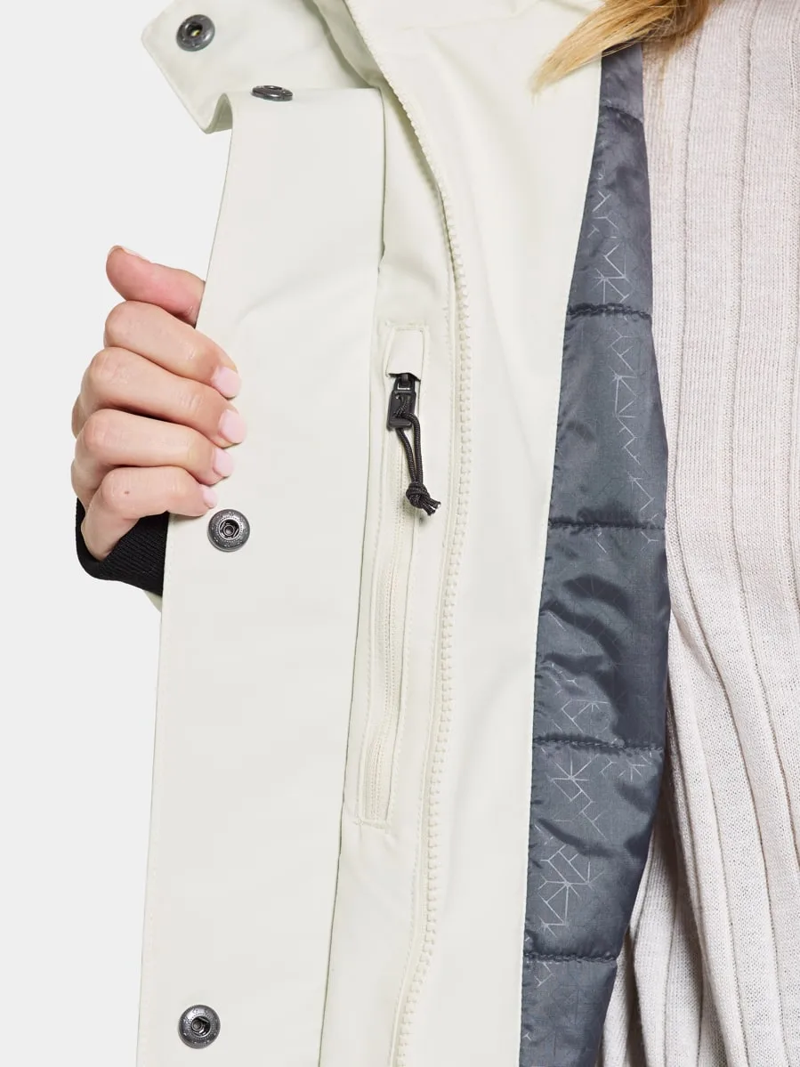 Didriksons Erika Wns Parka 3 White Foam