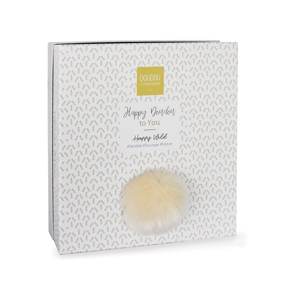 Doudou Happy Wild - Lapin Blanc