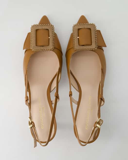 Konstantin Starke 5580 Slingpumps in Braun