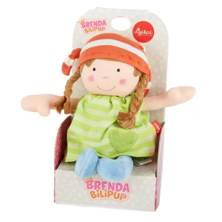 Sigikid Stoffpuppe Brenda Bilipup, grün