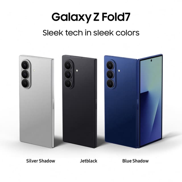 Samsung Galaxy Z Fold 7 5G smartphone 12/256GB (Jetblack)