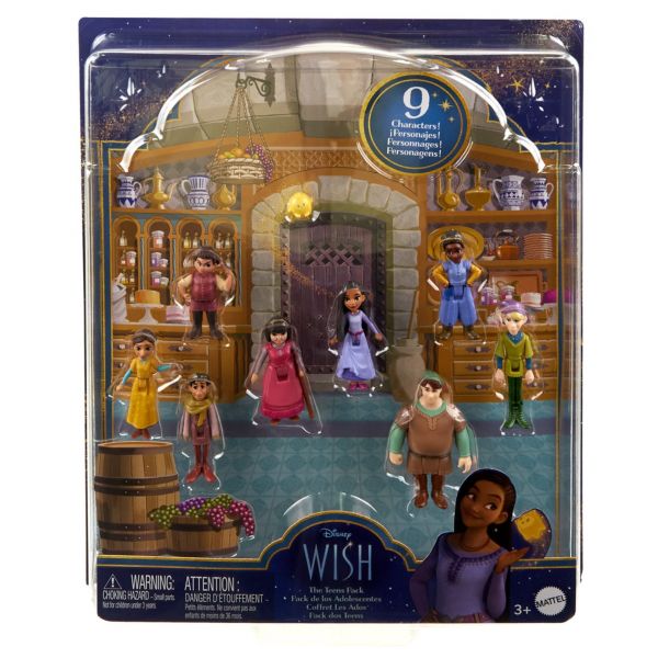 Disney Conjunto de Bonecas Wish Pack Adolescentes HPX36 Multicolorido