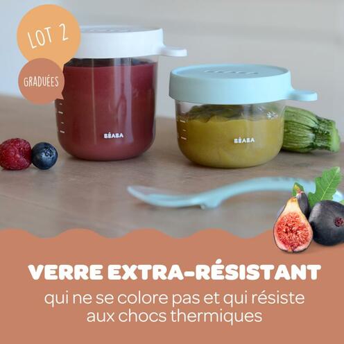 Babycook NEO Night Blue + Multiportions Silicone 6X90 ml + 2 Cuillères 1er âge - BEABA