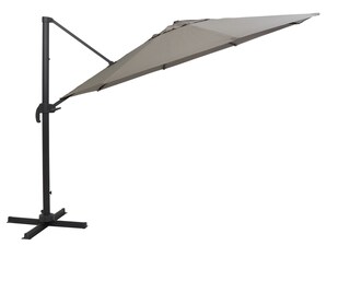 Garden FLAIR Ampelschirm NORMAN 2-teilig 350 cm hellgrau