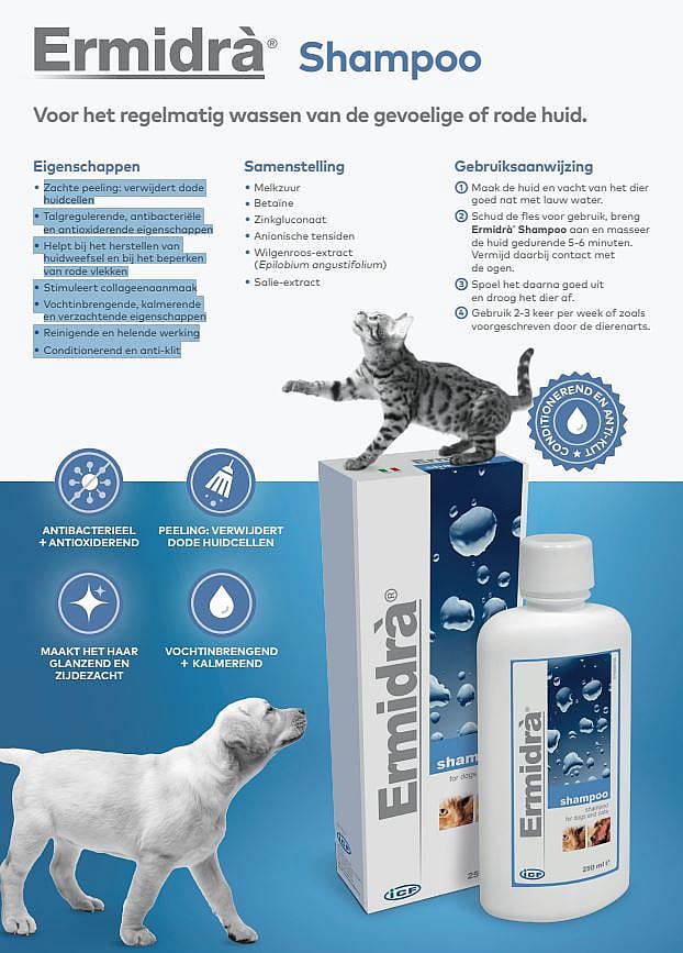 Ermidra Shampoo Hond Kat | 12006