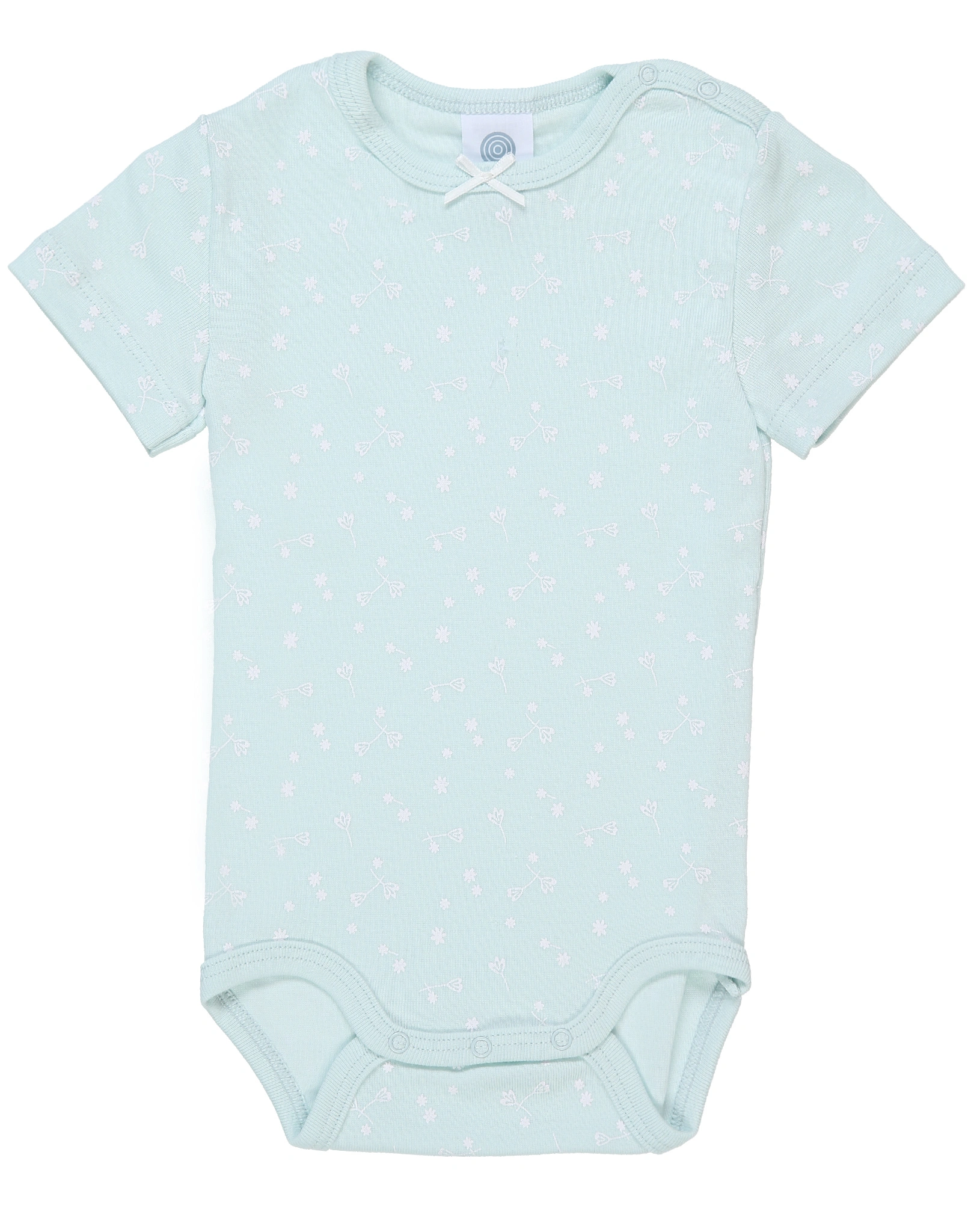 Kurzarmbody BOWS and BLOSSOMS 2er-Pack in beige