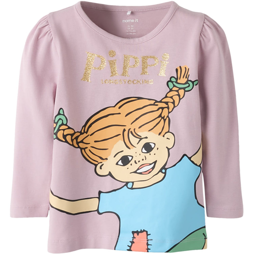 Køb Name It Keepsake Lilac Nmfsolma Pippi Ls Top Sky