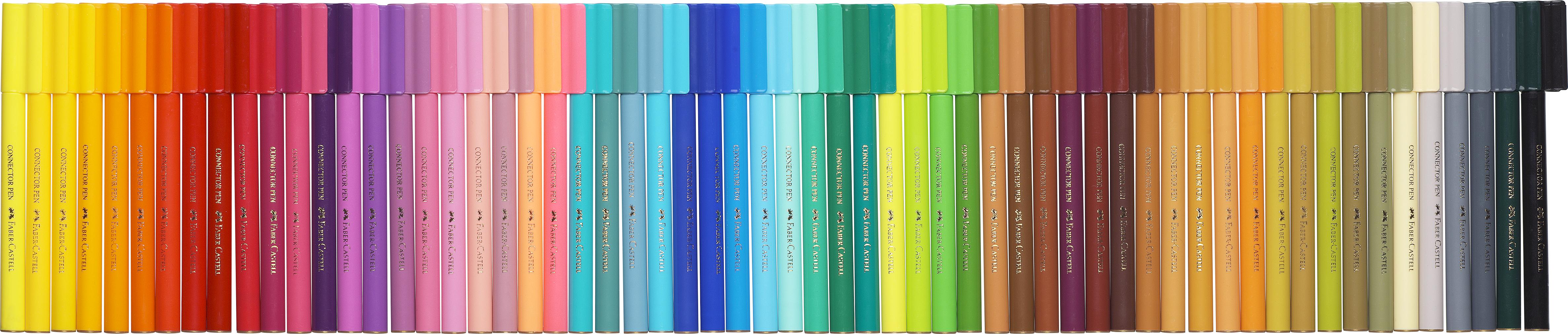 Faber-Castell - Gavesæt Connector felt-tip blyanter (60 stk)
