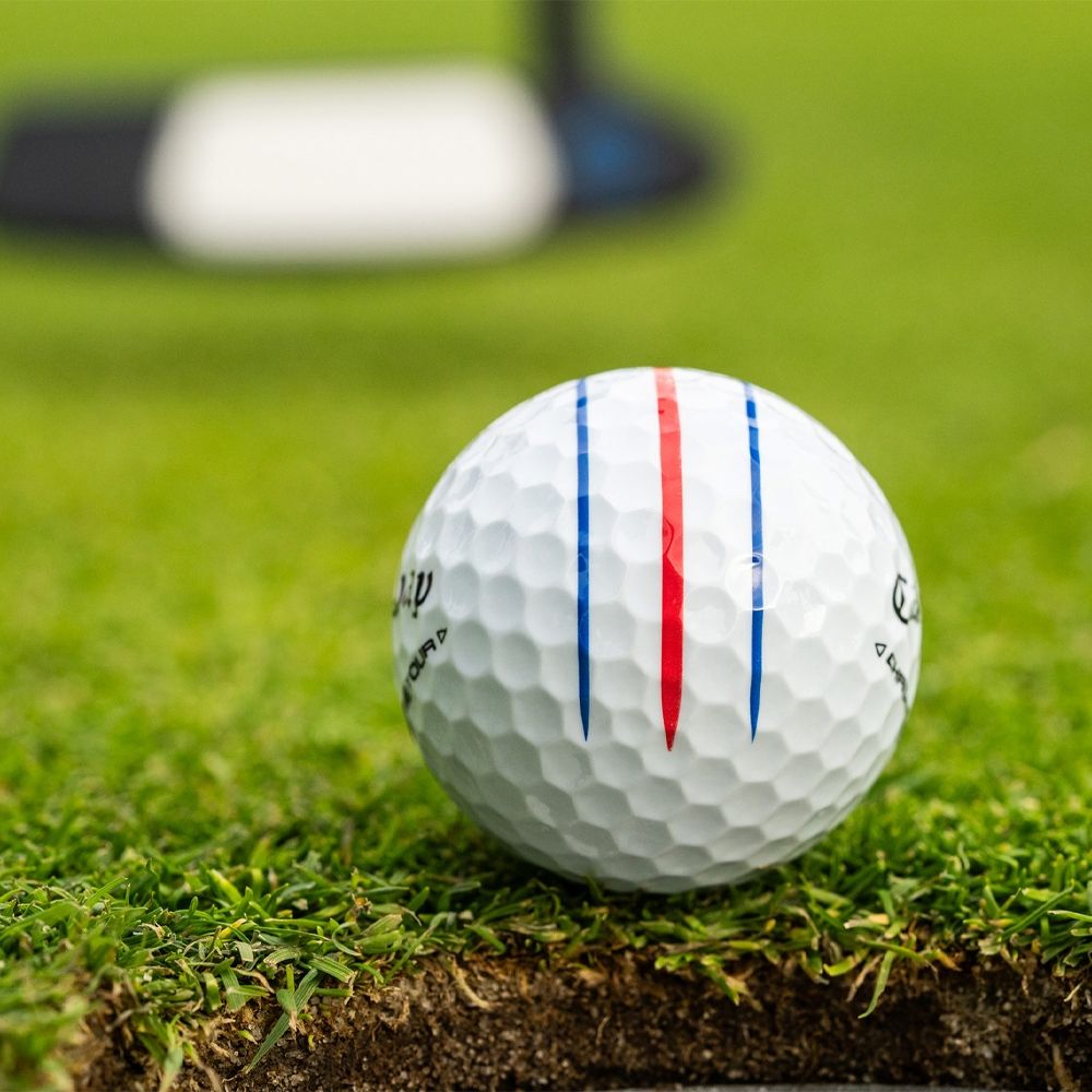 Chrome Tour Triple Track Golfball Hvit 4 for 3