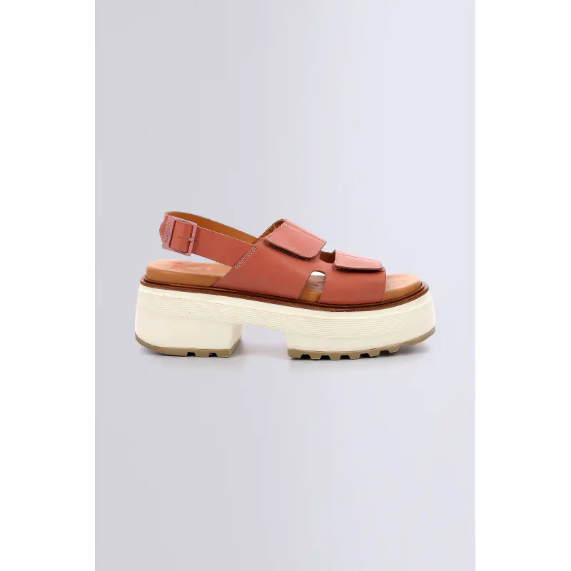KICK HELIO ROSE SANDALES Cuir Femme
