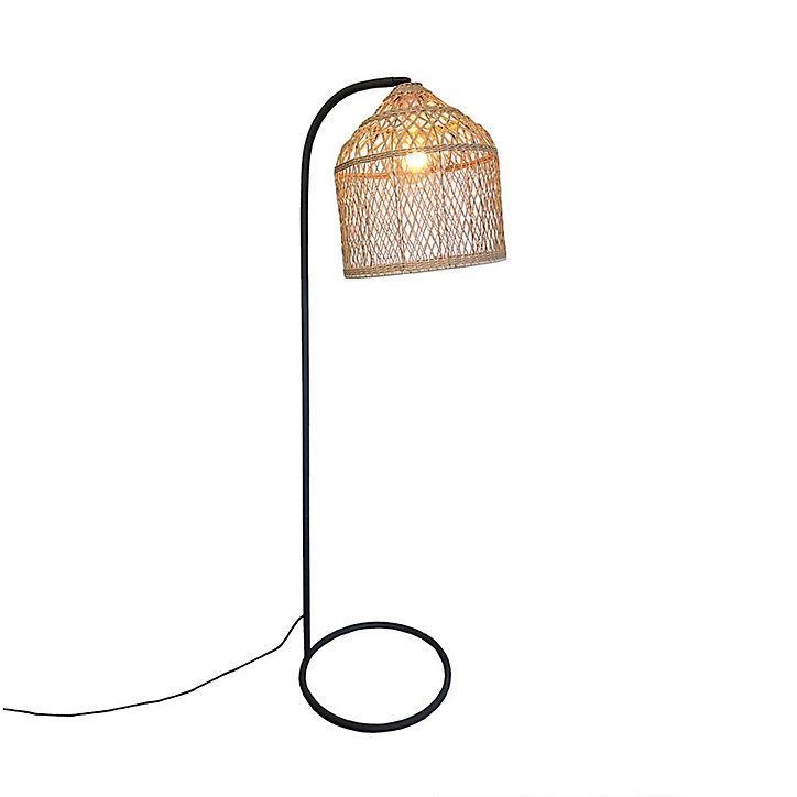 Lampe Selma E27 IP44 naturel Ø44,5 xH.150 cm