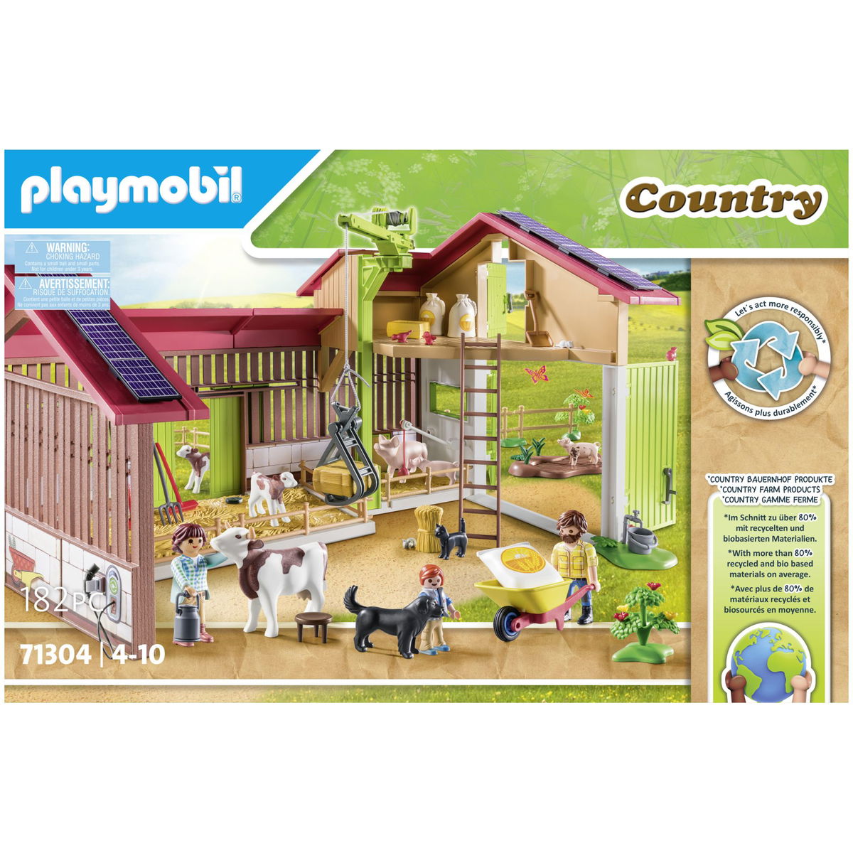 PLAYMOBILPLAYMOBIL   Country 71304 Grosser Bauernhof