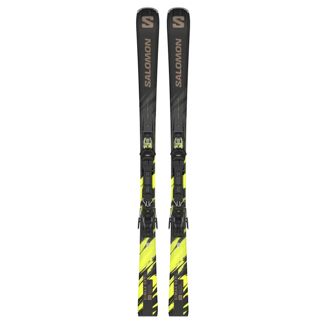 E S/MAX 8 XT (and M11)  Pisten-Ski-Set, Unisex Black/Driftwood/SafetyYellow