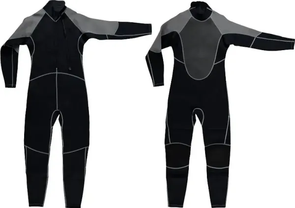 CS Aqua Wetsuit Unisex Neopren Black - Small