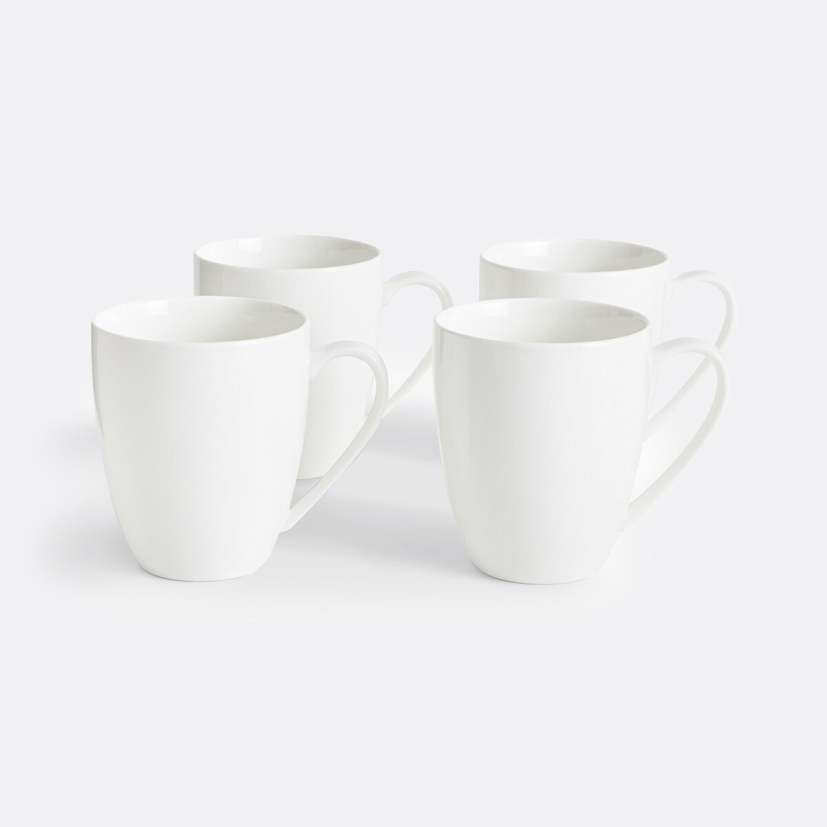 LA REDOUTE INTERIEURS<br>Conjunto de 4 canecas de porcelana, Ginny