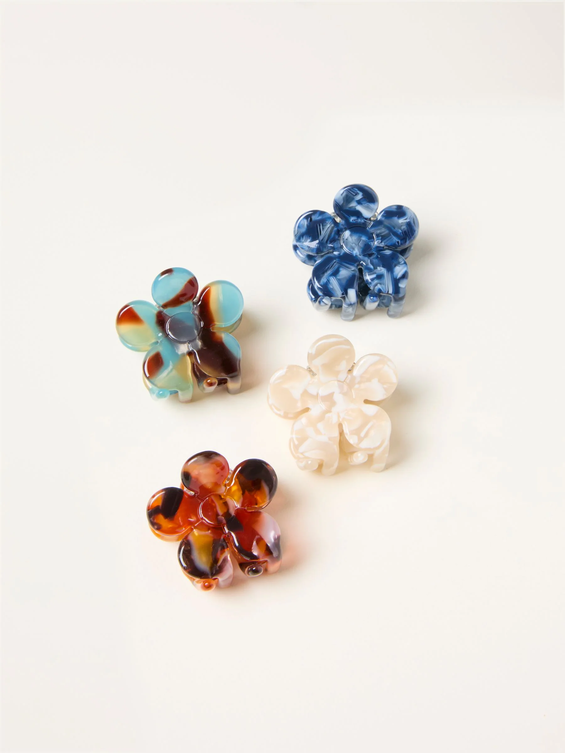 FatFace 4 Pack Mini Bloemclips
