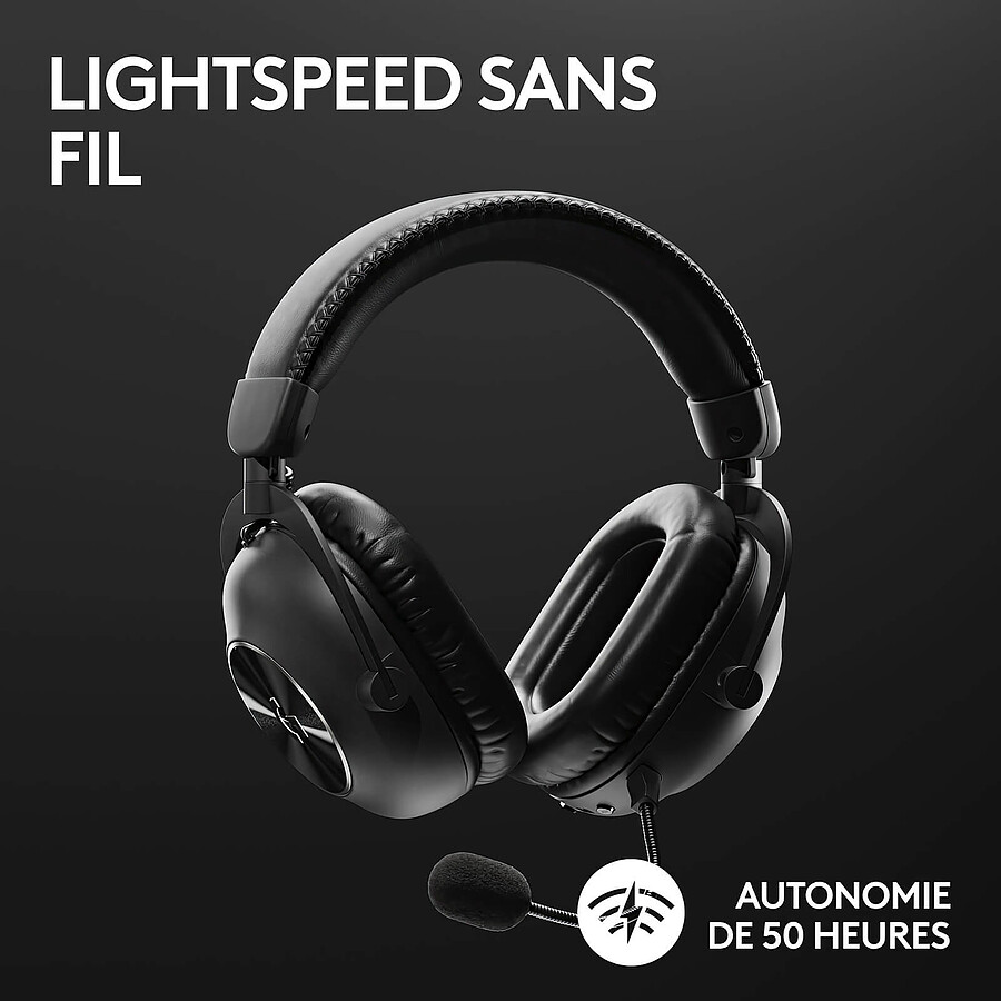 Logitech G Pro X 2 Lightspeed - Noir