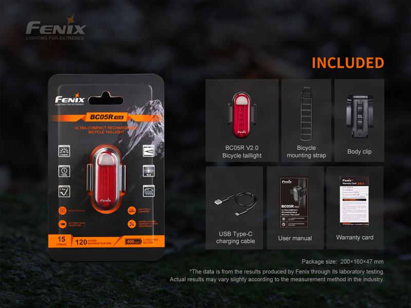 Fenix Velolampe BC05R V2.0 Rückleuchte