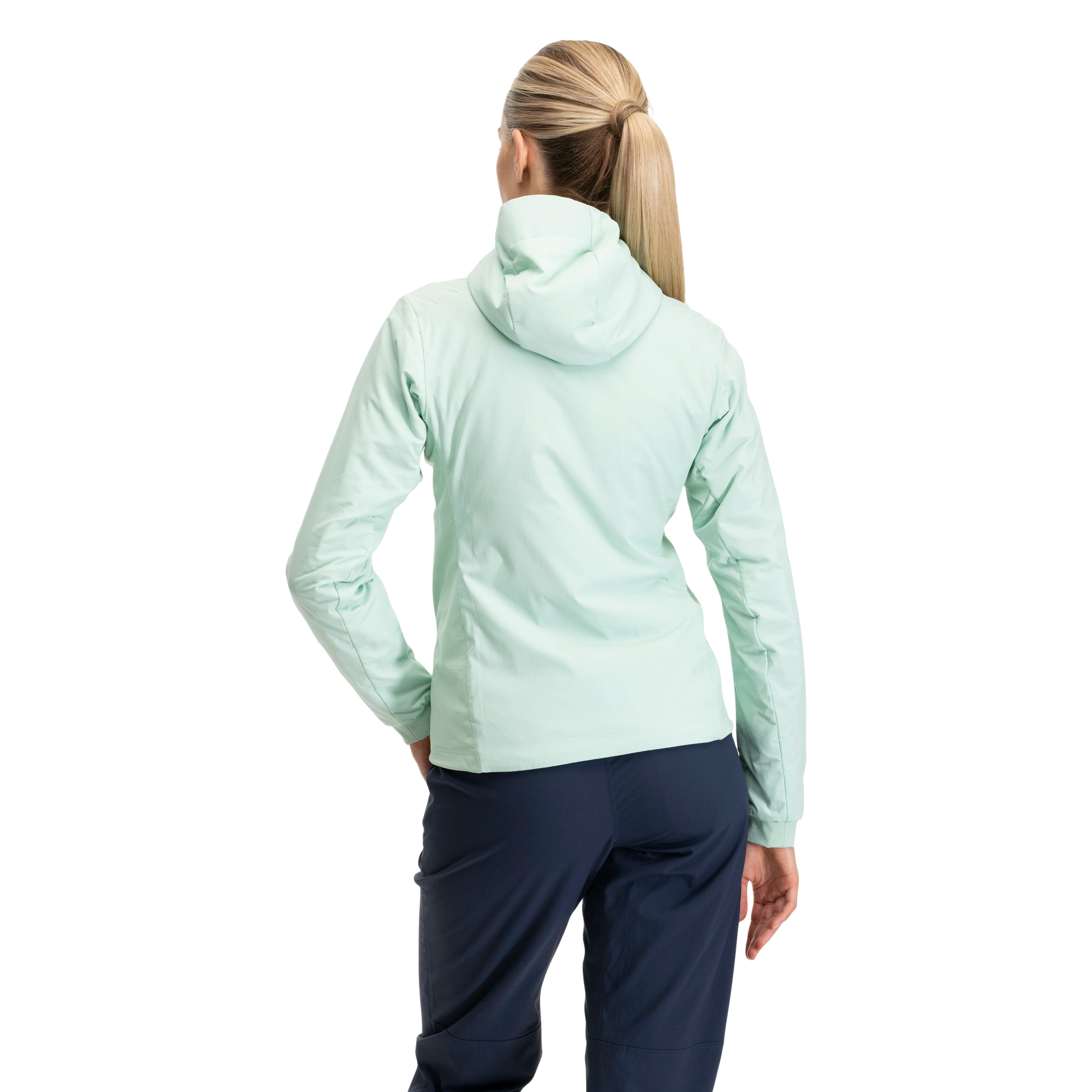 Holo Insulated Hood Jacket Women Mint Crush