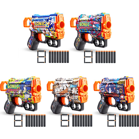 X-Shot Skins Menace Blaster - Mega Sonic Skin