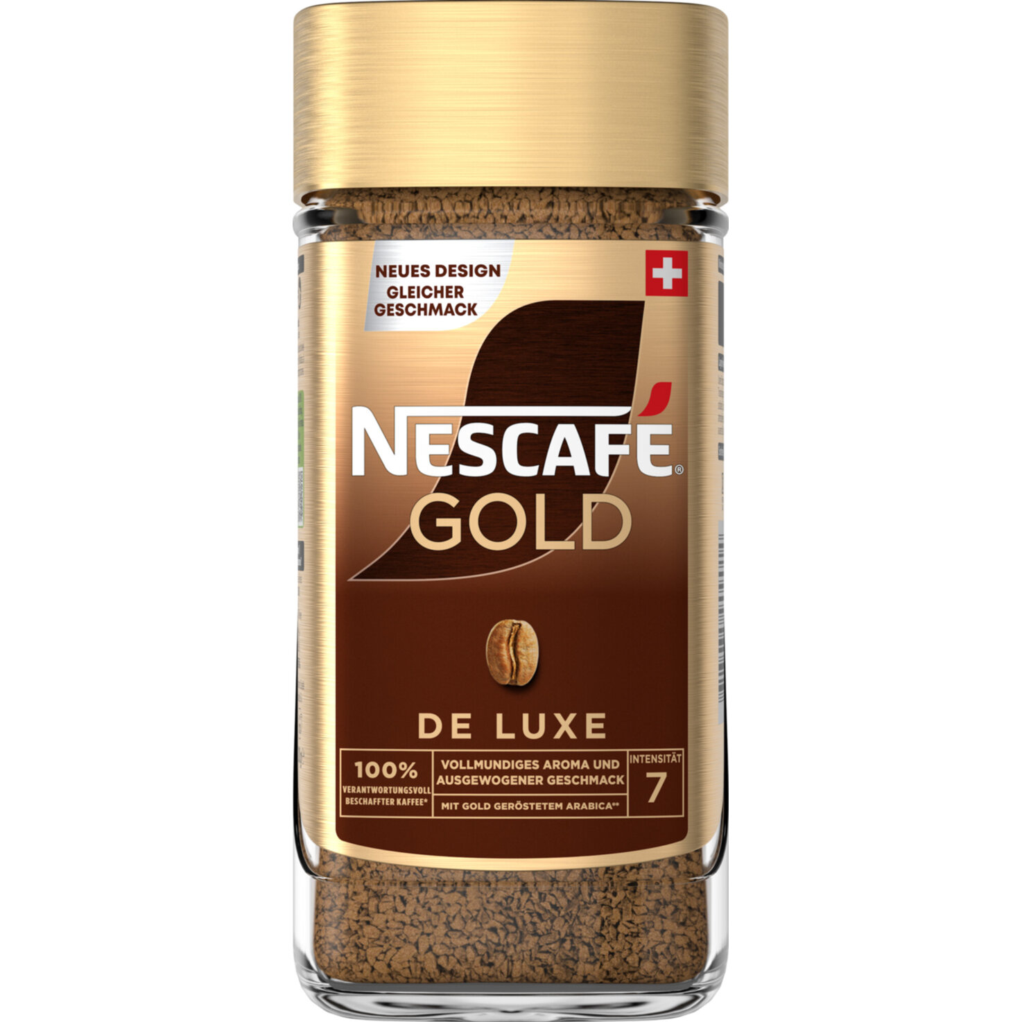 Nescafé Gold De Luxe löslicher Kaffee Glas
