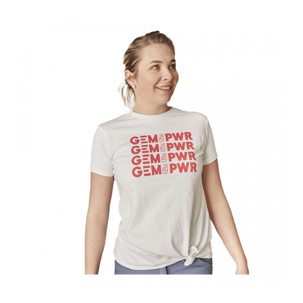 Gem HONEY - Tee-shirt Femme blanc