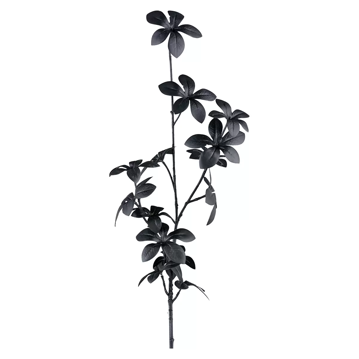Kunstblume Aralie Fabia Schwarz