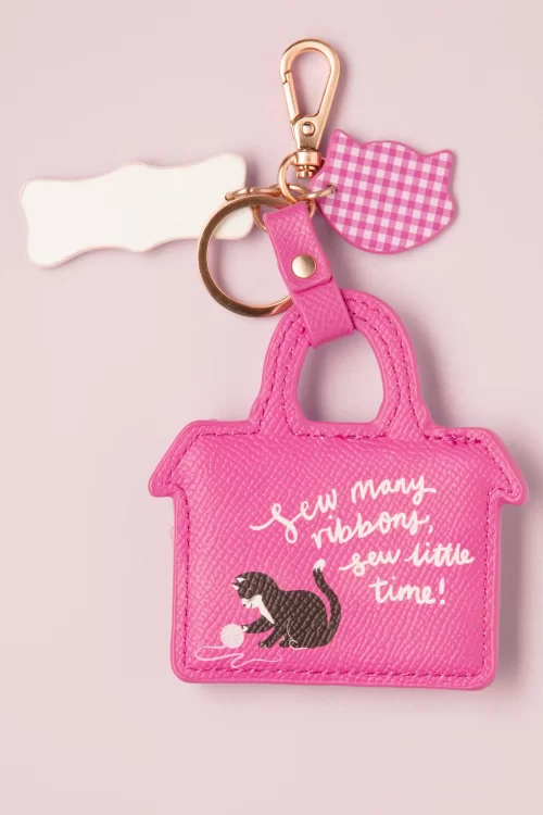 Vendula Ribbons and Bows Haberdashery sleutelhanger in roze