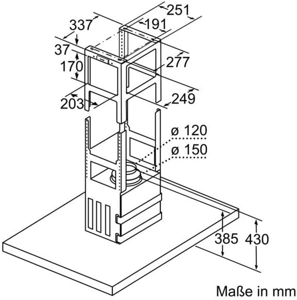 Siemens LF98BIP50 iQ500 Dunstabzugshaube, 90 cm, Made in Germany, leiser iQdrive-Motor, LED-Beleuchtung, touchControl, Intensivstufe mit auomatischer Rückschaltung, Edelstahl