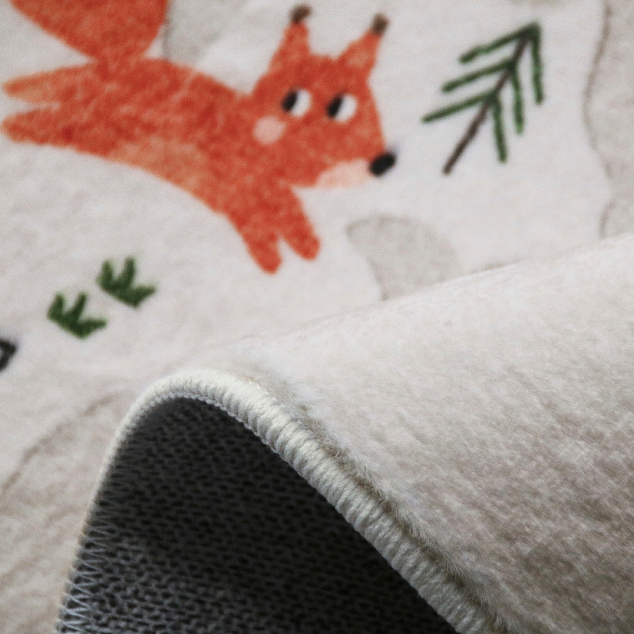 my home Kinderteppich »Weltkarte« rechteckig 9 mm Höhe Tiere, weich, modernes Design, Kinderzimmer, 2 Farbvarianten